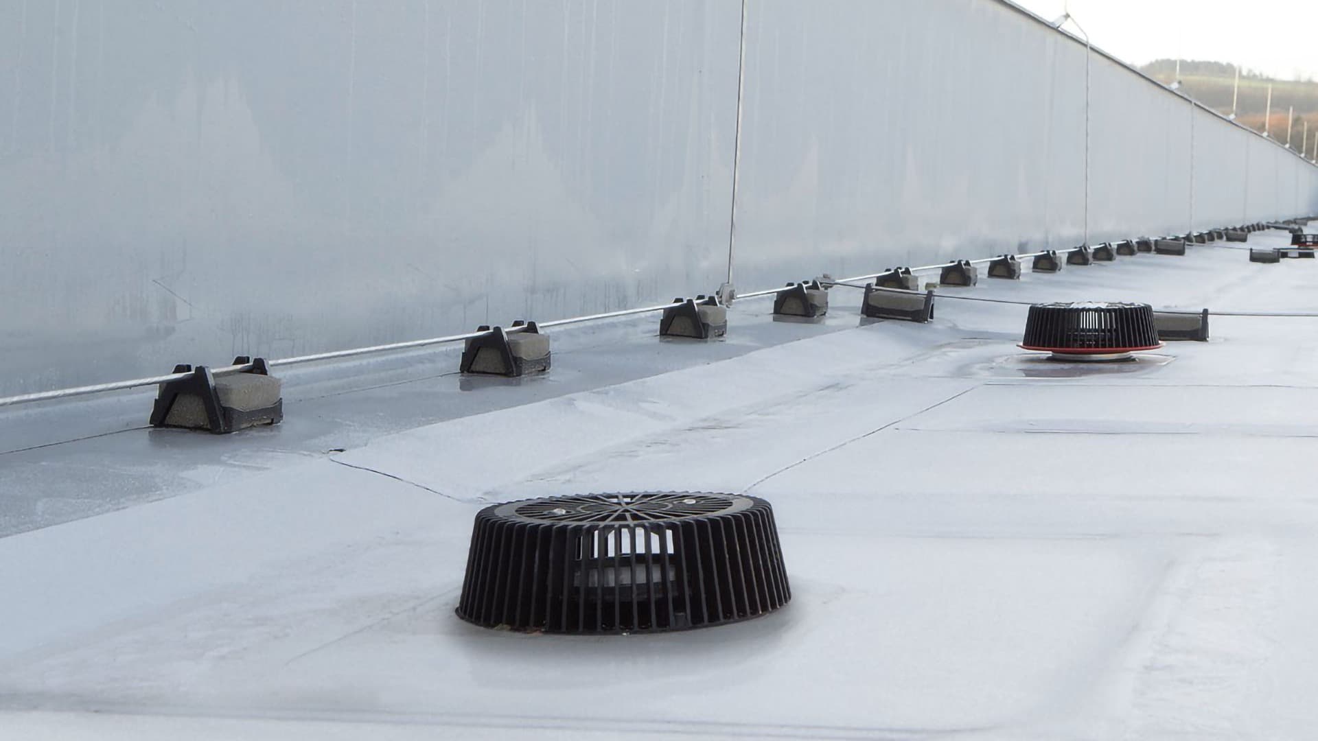 Image of a siAqua rood drainage system